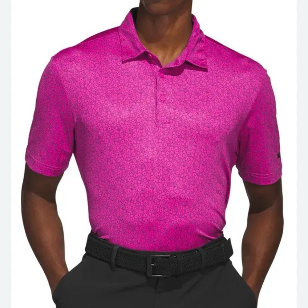 GUC The Frog Golf Course PGA Tour Adidas Ultimate360 Golf Polo Lucid Fuschi XXL